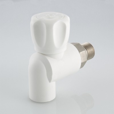 VTp.718.0.02004 Кран шаровой полипропиленовый со сгоном угловой Valtec 20 мм х 1/2"  - Вид №7