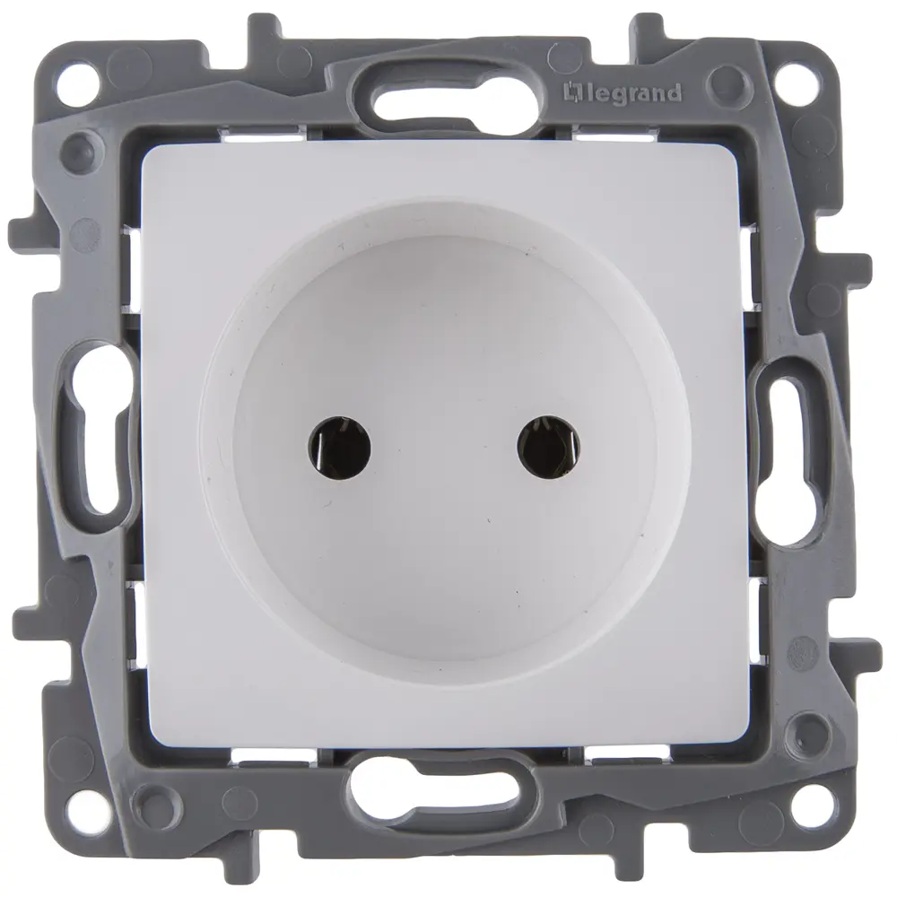 Розетка Legrand Etika без заземления для скрытого монтажа 17353380 STLM-1102860