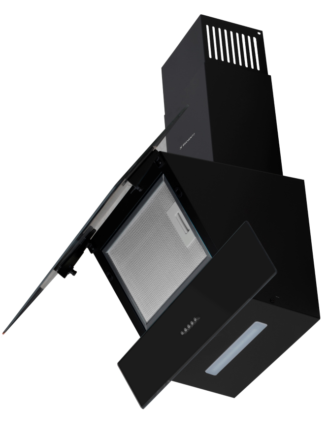 9057789 Вытяжка наклонная Delvento DLV61D черный/черный STDN-0071309 - Вид №4