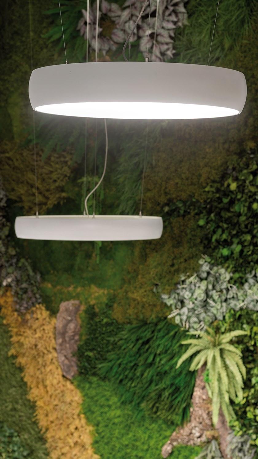 Arkoslight Светодиодный подвесной светильник из алюминия Drum suspension sun-id-1379577 - Вид №5