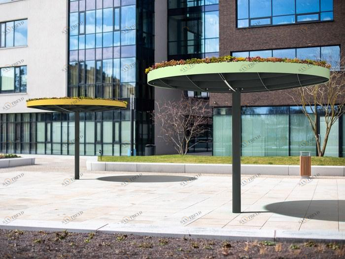 mmcité1 Многофункциональный навес из оцинкованной стали с освещением sun-id-1356427