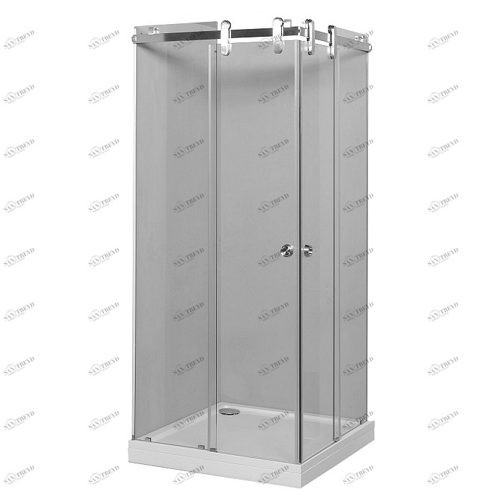 Душевой уголок Aquanet Gamma Cube 90x90-12, прозрачное стекло 166801