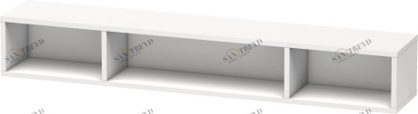 LC120002222 Элемент полки (горизонтальный) L-Cube #LC1200 800 x 140 мм Белый глянцевый декор Duravit