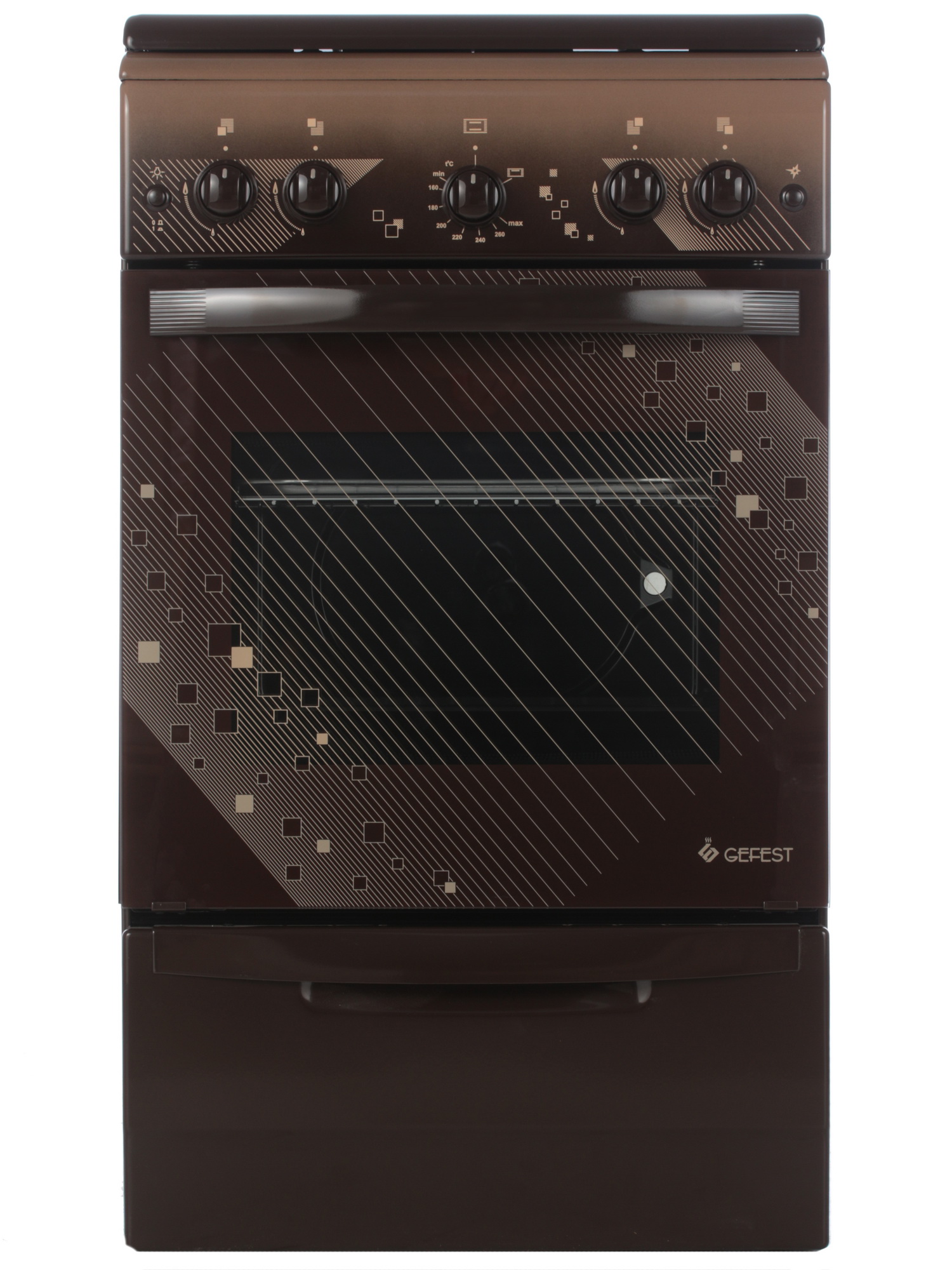 1089287 Газовая плита Gefest 5100-02 0010 коричневый STDN-0125370