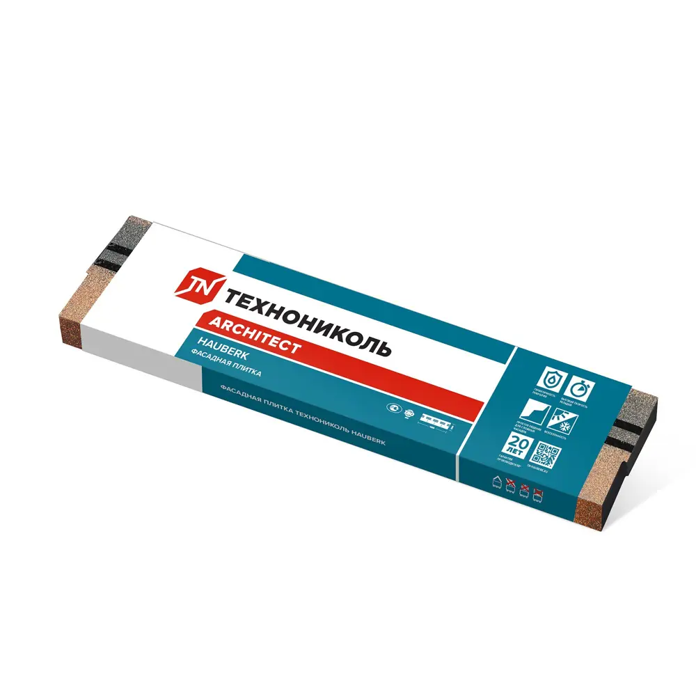 Фасадная плитка Hauberk 2.2 м² травертин ТЕХНОНИКОЛЬ STLM-2173578 - Вид №2