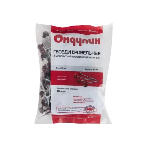 Гвозди для Ондулина красный 100 шт.
