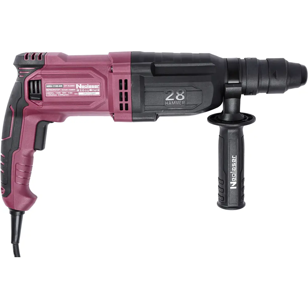 Сетевой перфоратор Neolaser NRH-1100-BS с энергией удара 4.1 Дж 89417237 STLM-1571779 - Вид №4