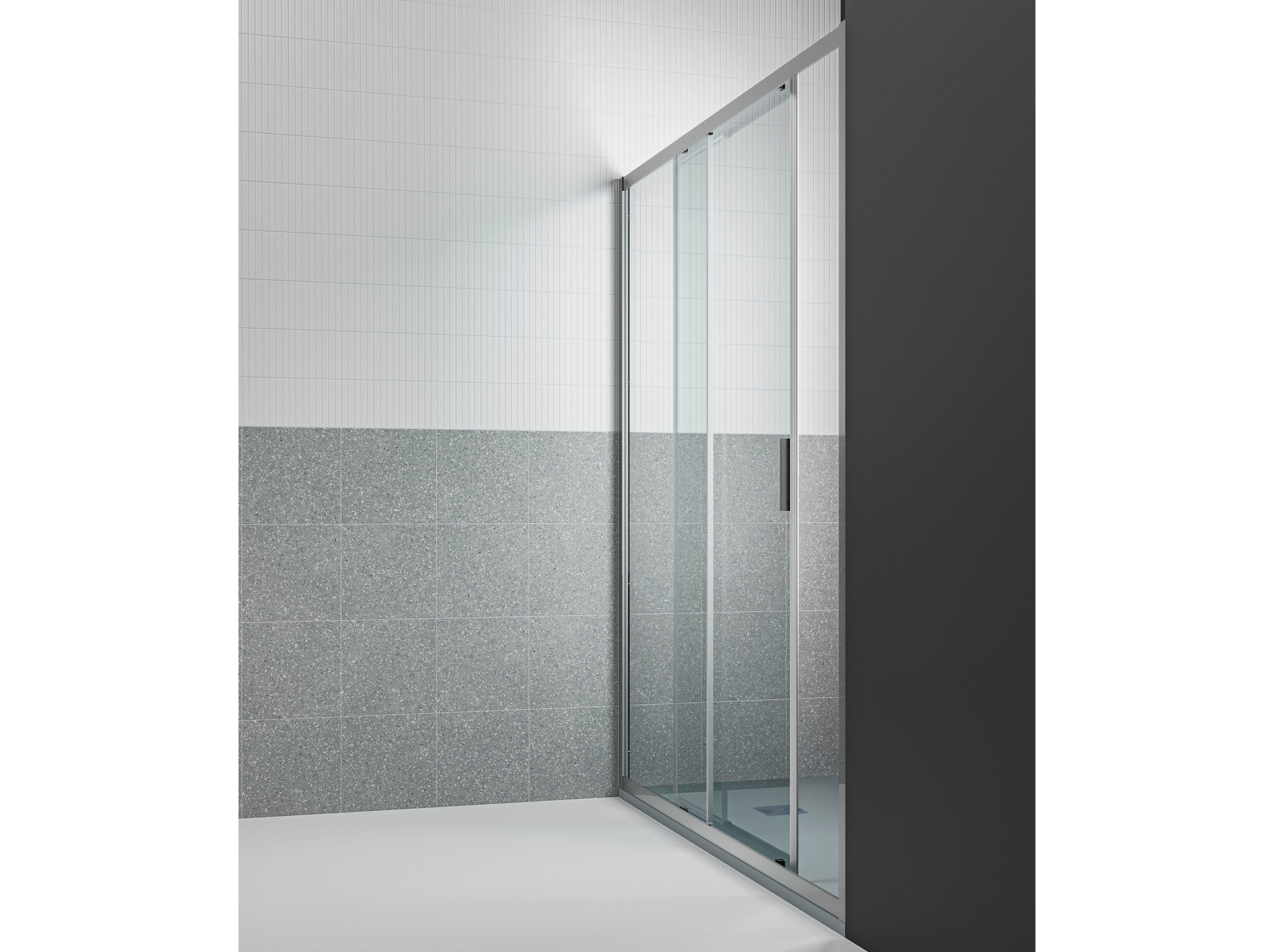 Алюминиевая и стеклянная нишевая душевая кабина TAMANACO EASYPSC50 ARCH-00057879