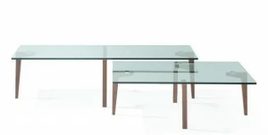 Ronald Schmitt Прямоугольный журнальный столик из нержавеющей стали