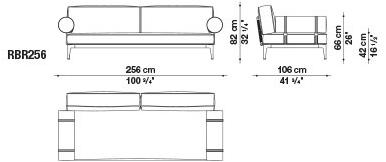 B&B Italia Outdoor 3-х местный тканевый садовый диван Ribes sun-id-1376958 - Вид №36