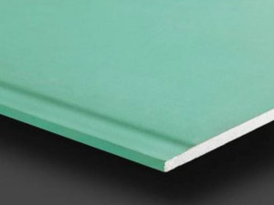 Влагостойкая гипсовая плита с покрытием