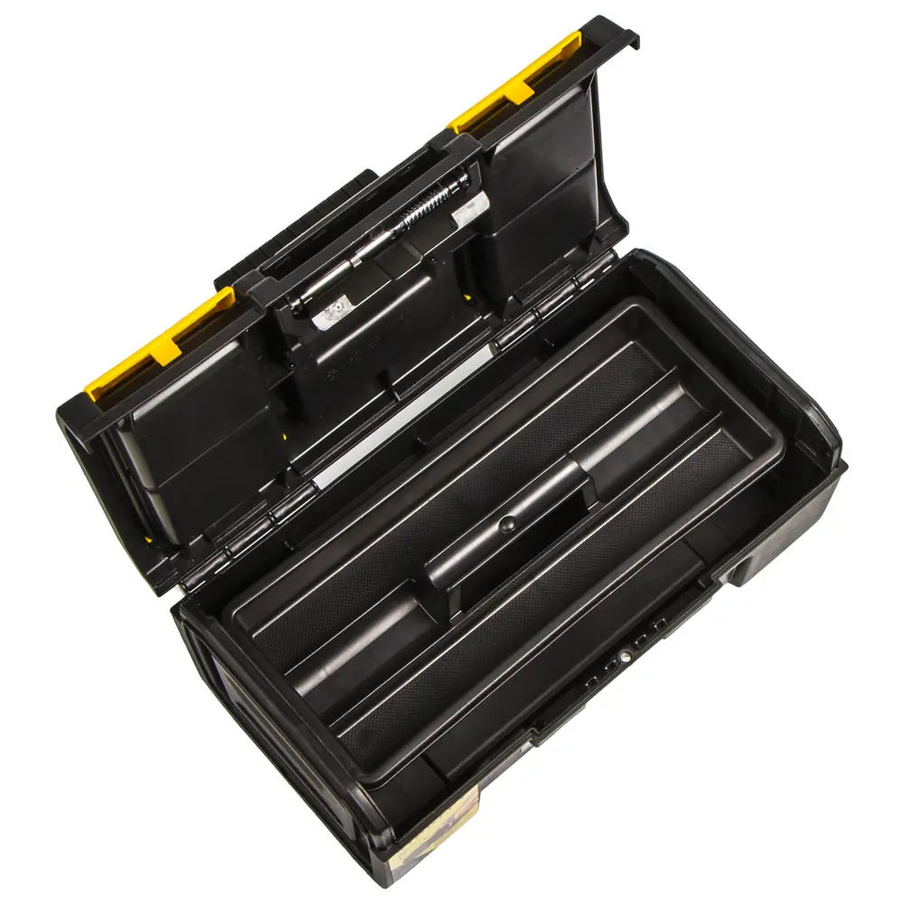 Ящик для инструмента Stanley 390х215х165 мм, пластик, цвет чёрный/жёлтый STLM-2133214 - Вид №3