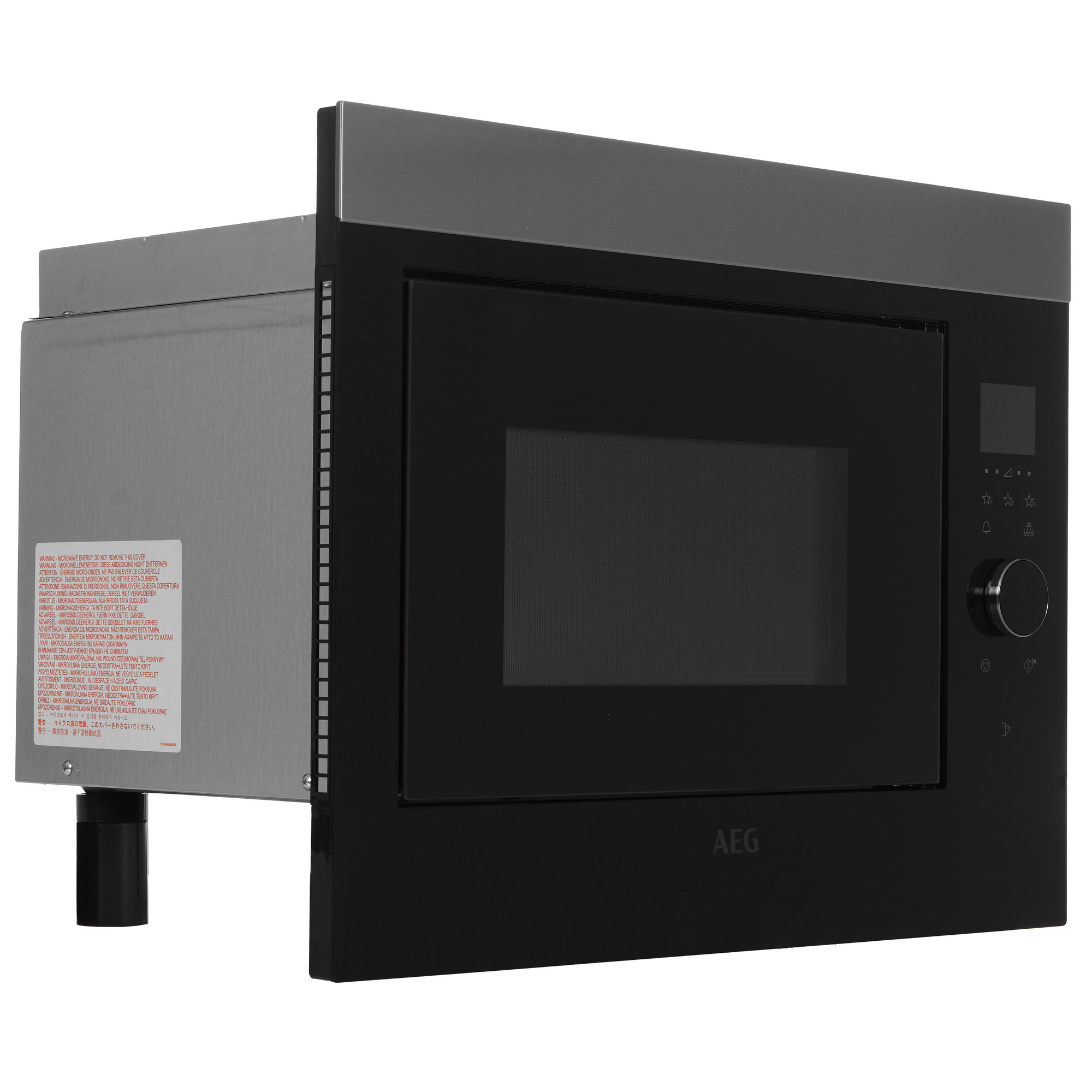 9155266 Встраиваемая микроволновая печь AEG MBE2658SEM черный STDN-0068590 - Вид №1