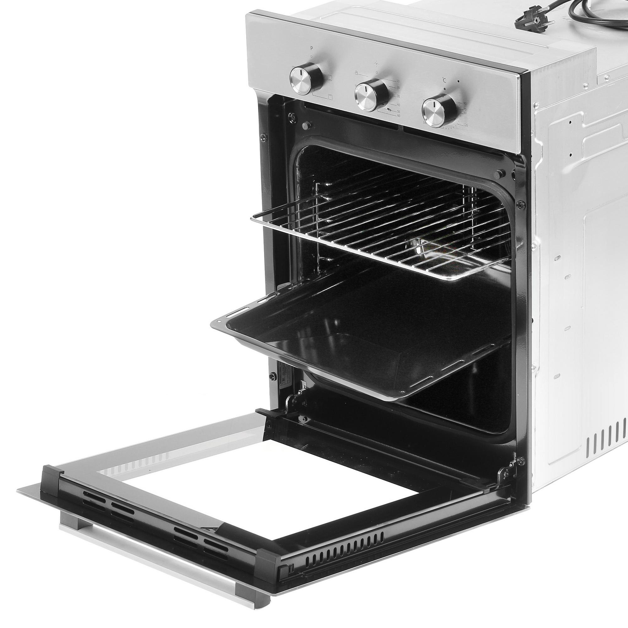 8186938 Электрический духовой шкаф Simfer B4EM14016 серебристый STDN-0030341 - Вид №5