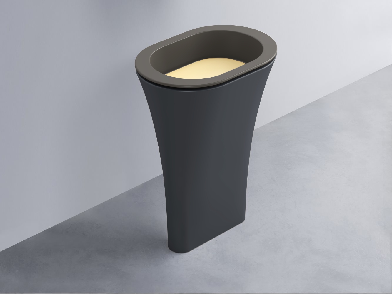 AMLA65-FN+AMPILO-CN+AMCOLO-BA Раковина Amedeo Ovale отдельностоящая cielo Enjoy + Amedeo Ceramica Cielo