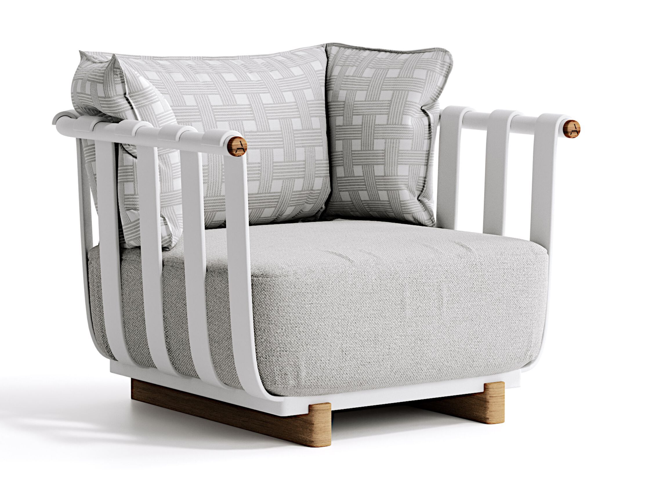 Тканевое садовое кресло с подлокотниками Atmosphera Портофино ARCH-00093988 - Вид №7