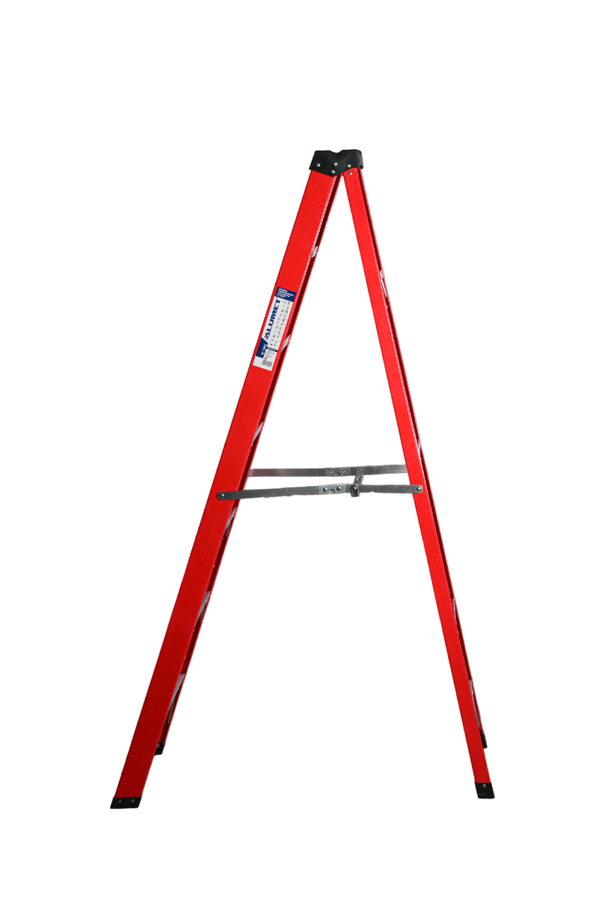 Стремянка SF 1006 стеклопластиковая 6 ступеней, Alumet, с органайзером  - Вид №3