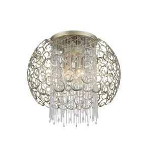 Люстра хрустальная потолочная шампань ST Luce Dolcima SL1101.202.06 ST LUCE ДИЗАЙНЕРСКИЕ, DOLCIMA 00-3833808 Бежевый;прозрачный