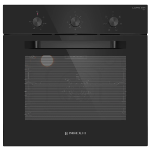 9168830 Электрический духовой шкаф Meferi MEO606BK LIGHT черный