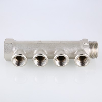 VTc.550.N.0502 Коллектор с внутренней резьбой Valtec 3/4", 2 х 1/2"  - Вид №8