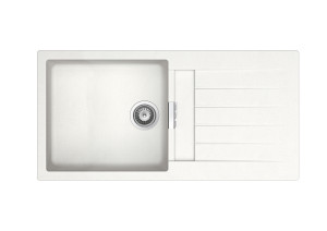 A880130020 Двусторонняя мойка с 1 чашей из QUARZEX® ROCA Oslo