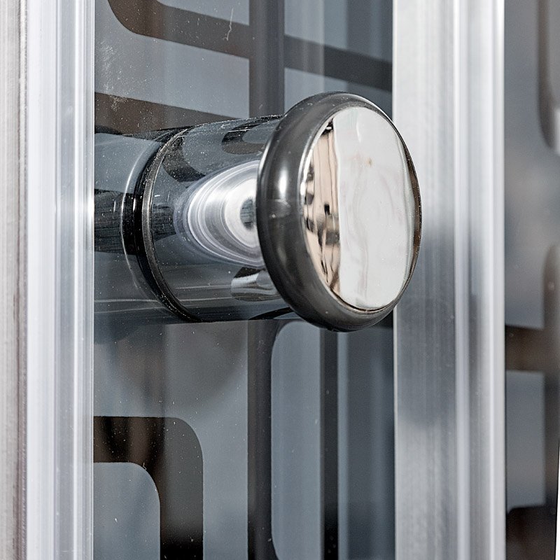 ЕМ1511 L N с гидромассажем (гм.) Душевая кабина DETO Серия EM BМ1510 N LED BLACK - Вид №11