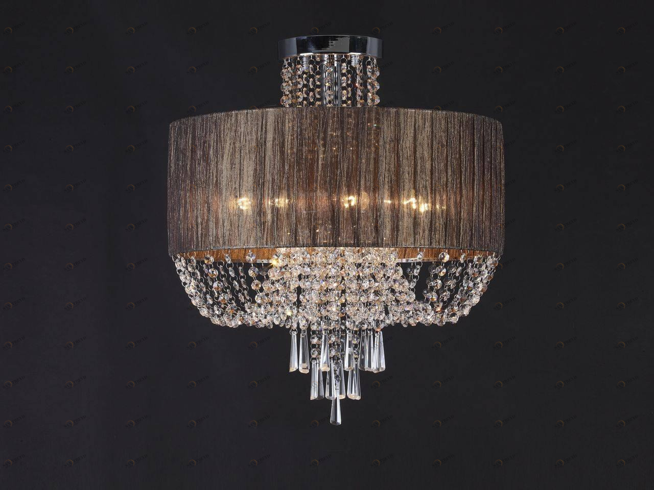 Потолочная люстра ST Luce Representa SL892.702.08 ST LUCE ДИЗАЙНЕРСКИЕ, REPRESENTA, ДВУХЪЯРУСНЫЕ 058455 Коричневый 