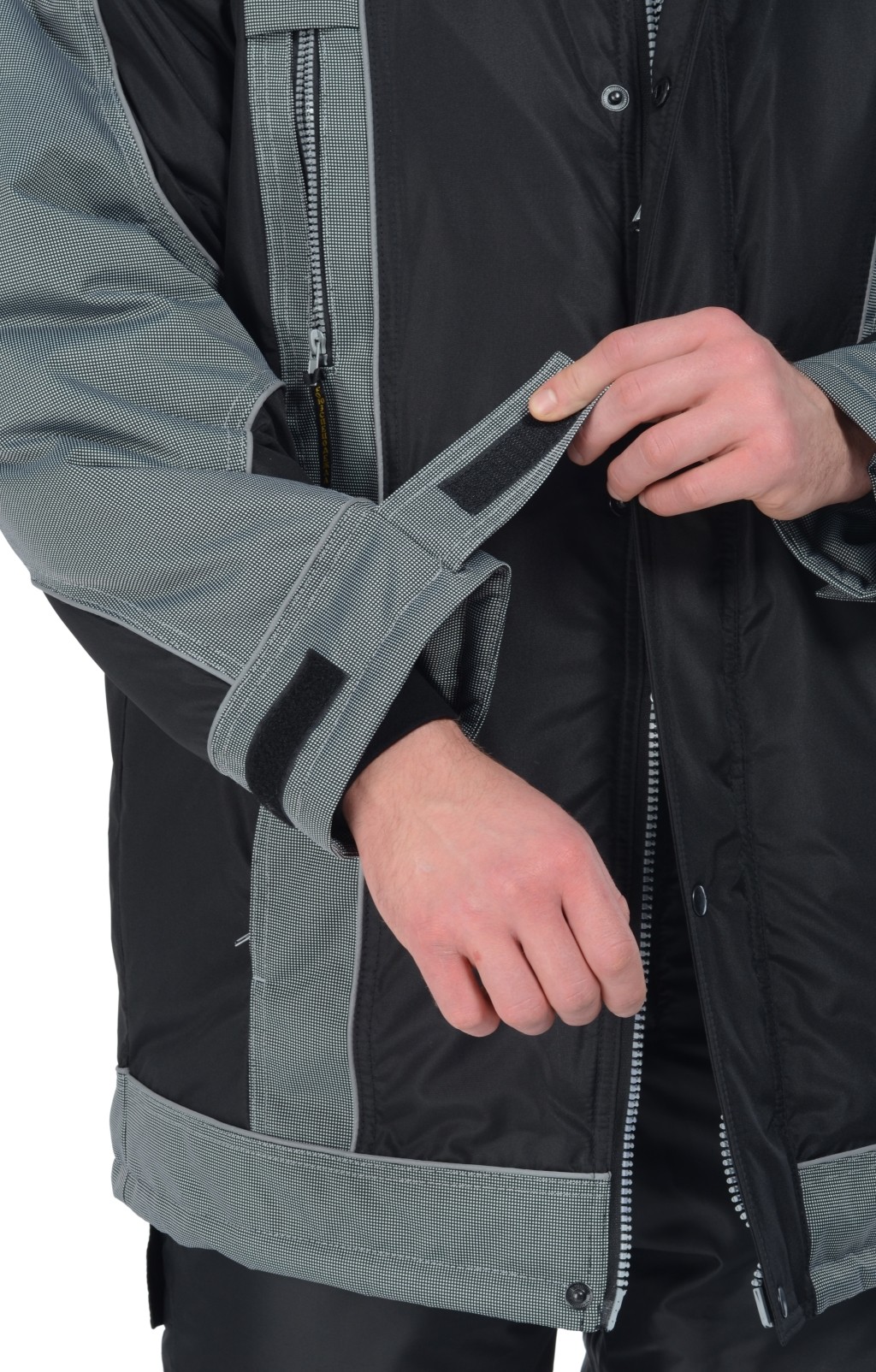 63104 Куртка "Ультра" зимняя черная  Зимняя спецодежда  размер 44-46/170-176  - Вид №14