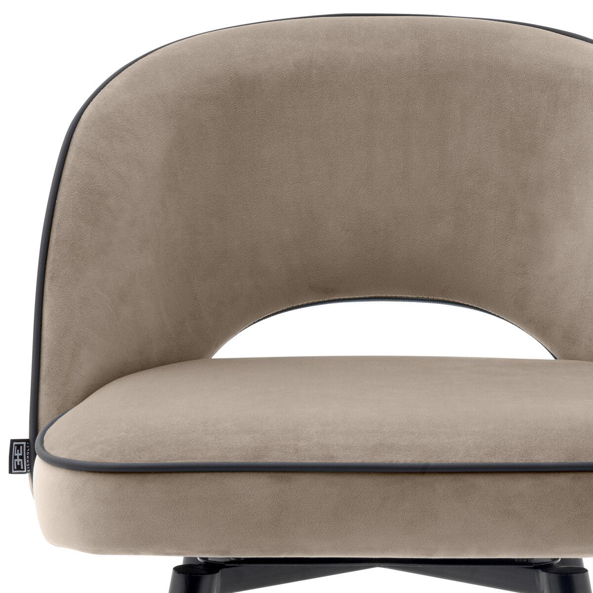 Высокий тканевый стул с подставкой для ног Eichholtz Cliff ARCH-00113234 - Вид №4