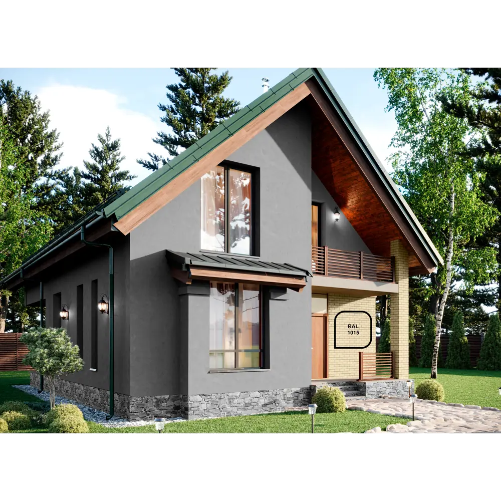 Краска фасадная Alpina Starke Fassade цвет белый матовая база А 9 л 84999938 STLM-2024702  - Вид №4