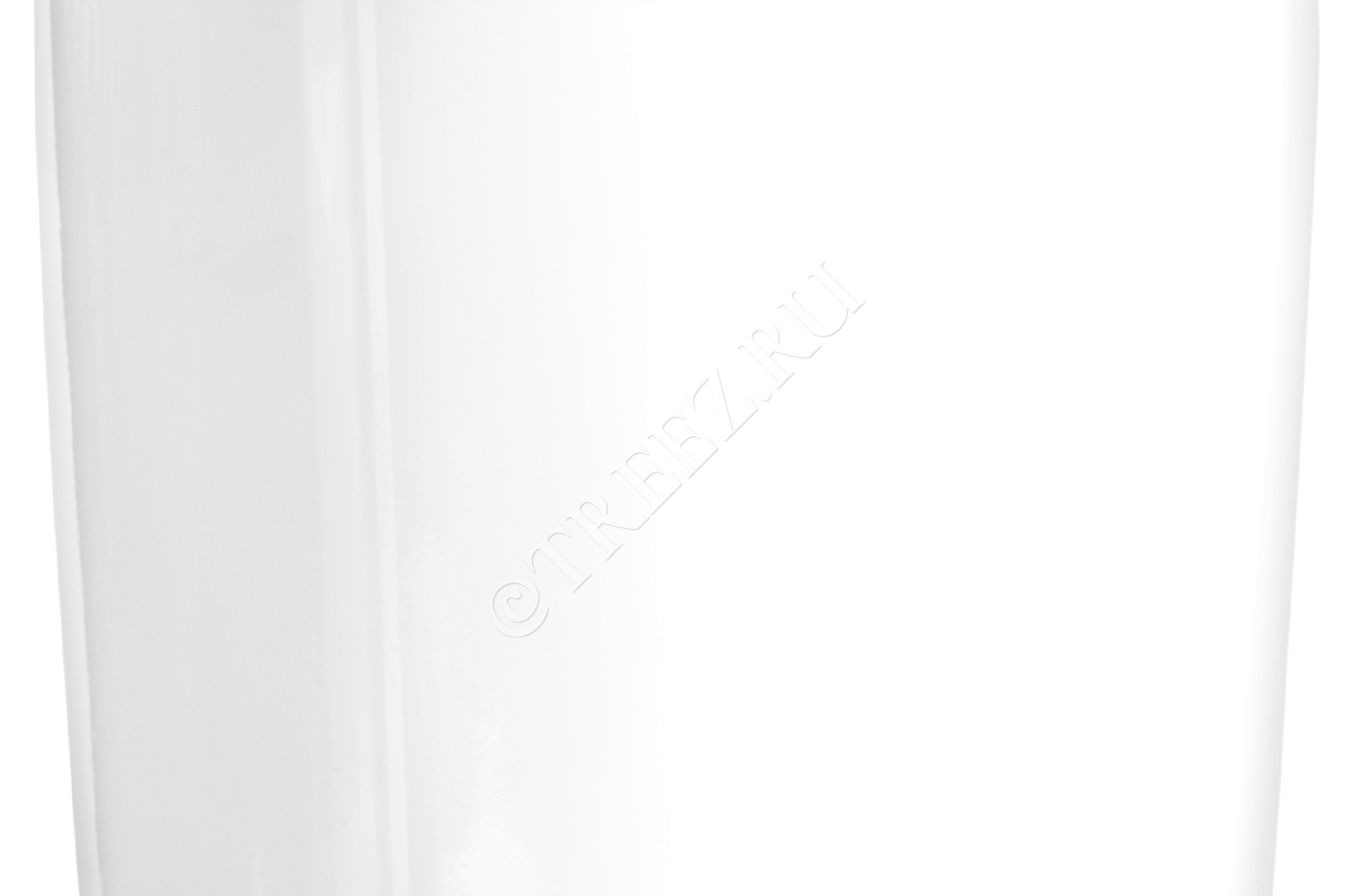 41.3320-05-041-WH-60 Кашпо  Effectory - серия Gloss - Низкий узкий прямоугольник - Белый глянцевый лак Цветочная коллекция  - Вид №1