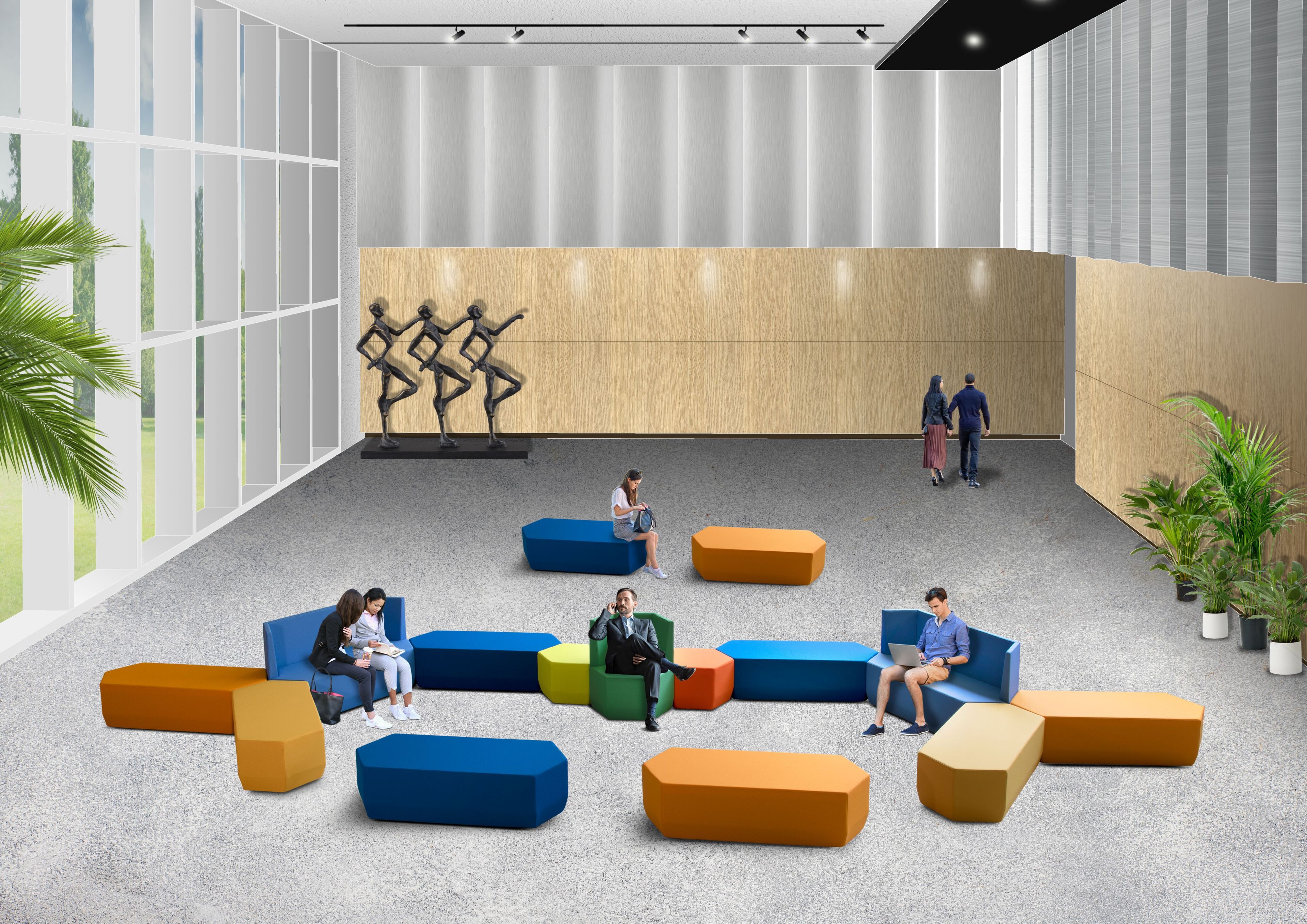 Прямоугольный пуф Adrenalina Tigram ARCH-00064694 - Вид №1