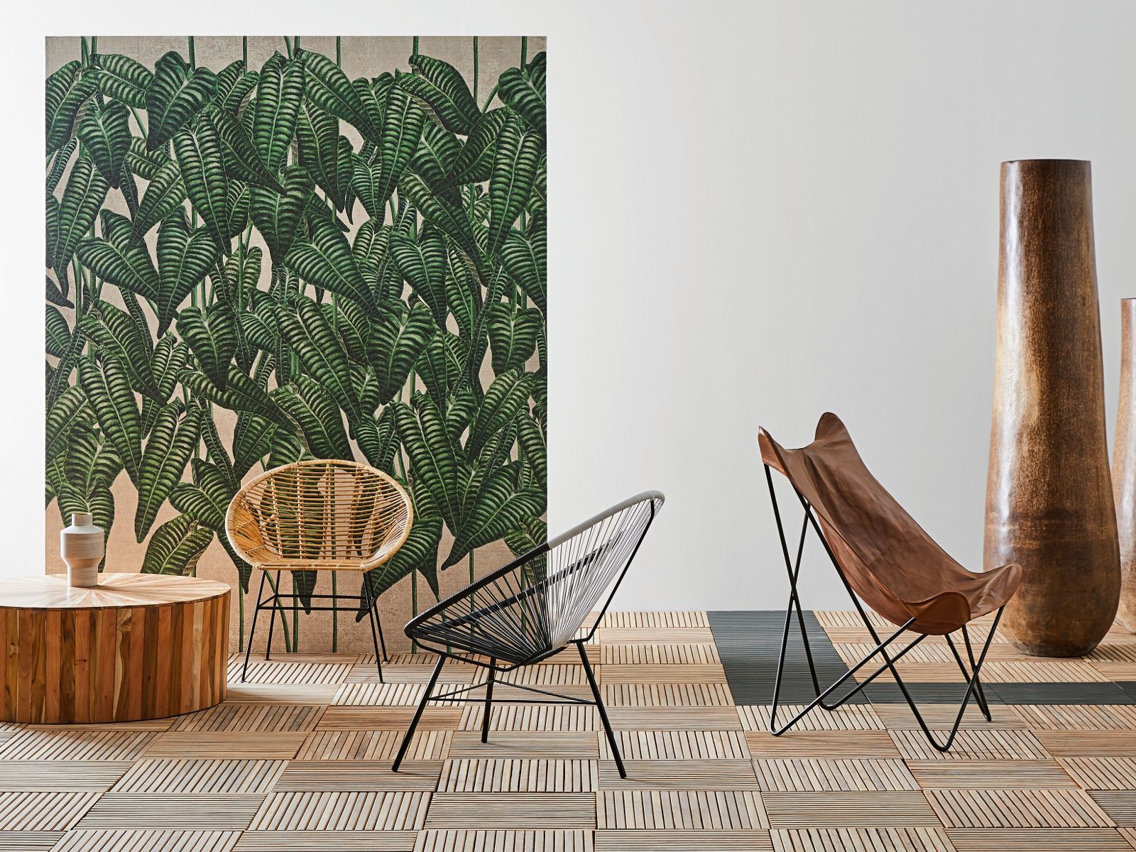 Кожаный садовый стул Il Giardino di Legno Remix ARCH-00128744 - Вид №2