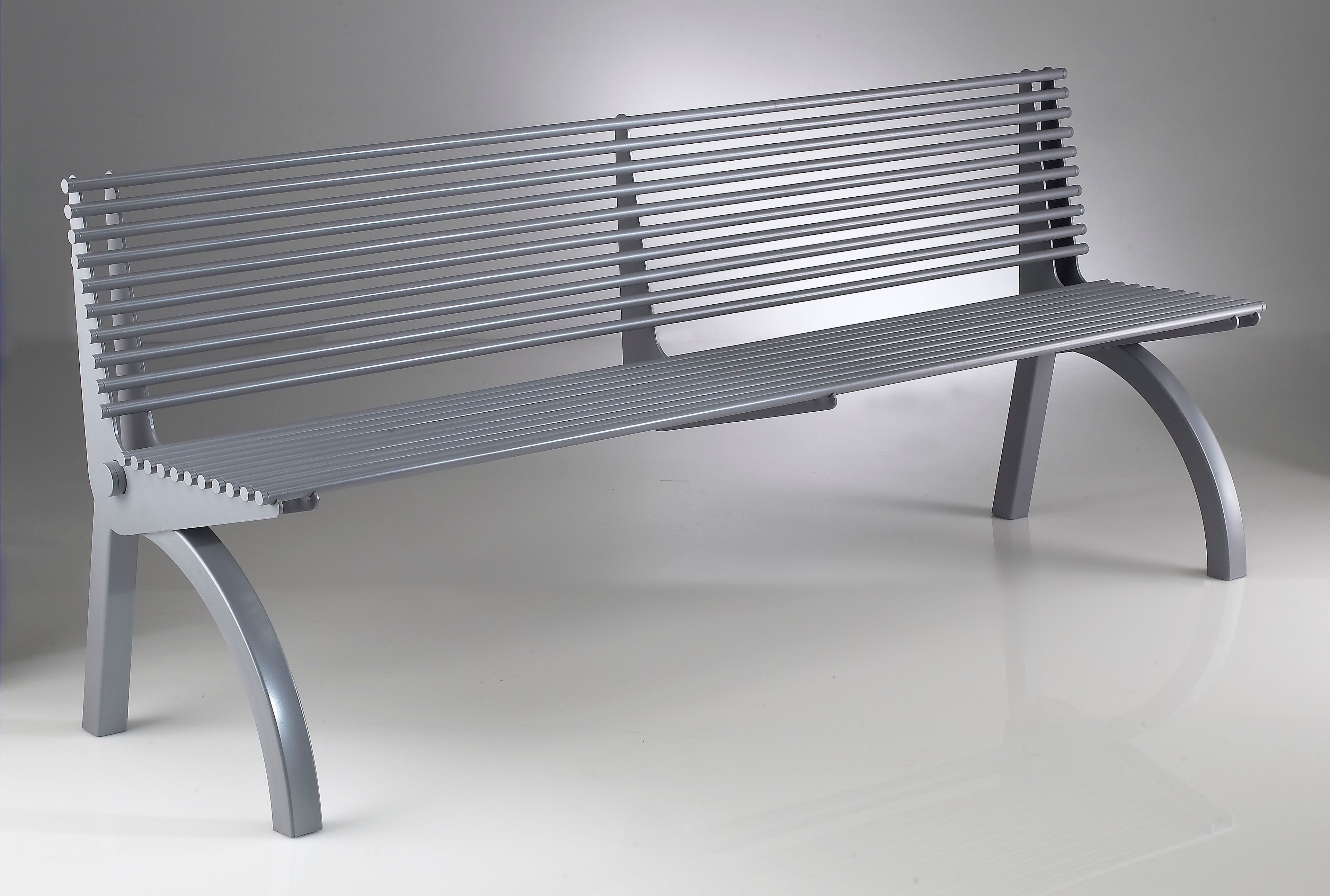 Стальная скамья со спинкой Studio Città эскиз ARCH-00075832 - Вид №4