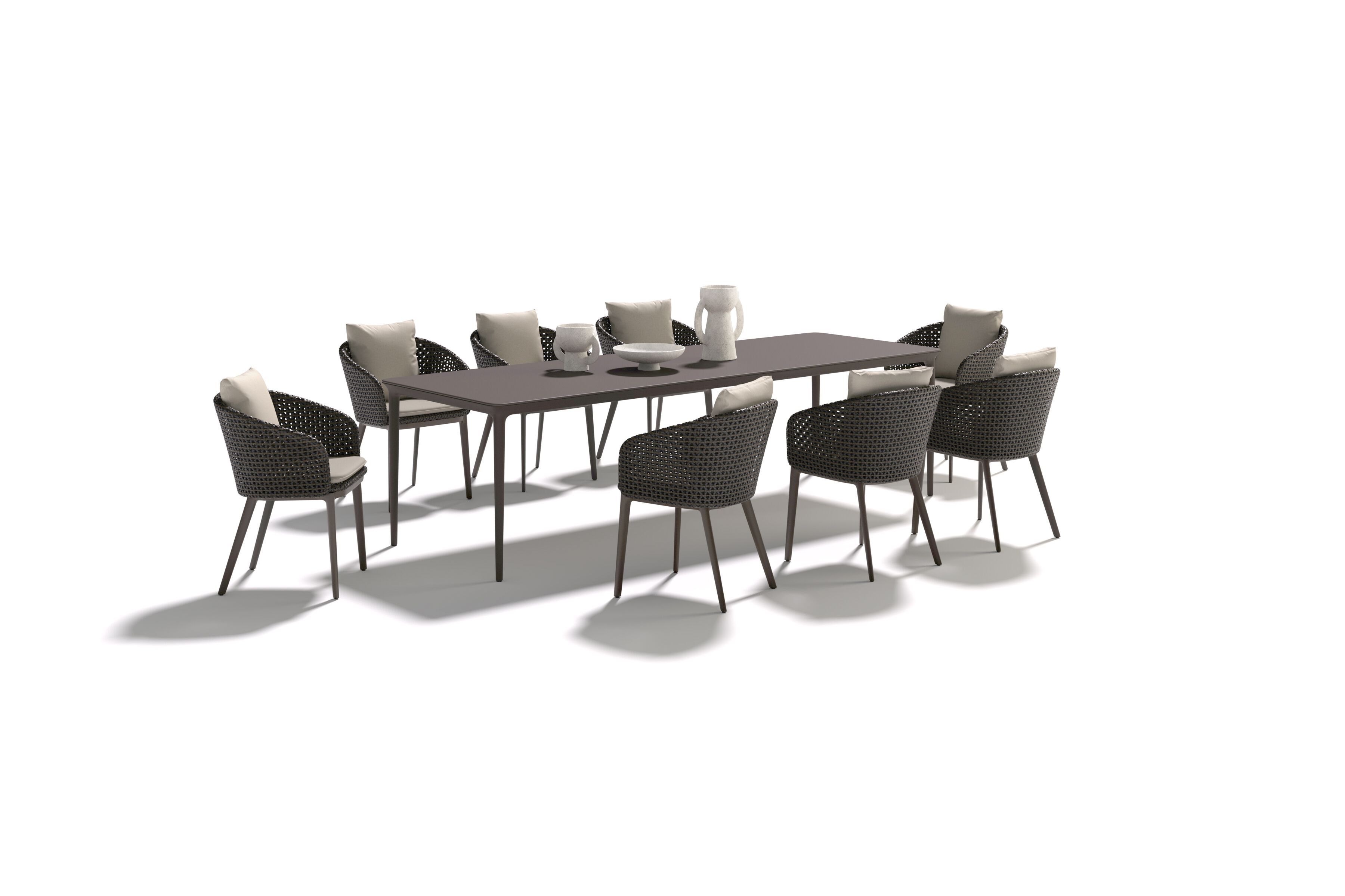 Прямоугольный садовый стол с верхней частью HPL DEDON BELLMONDE ARCH-00152107 - Вид №11