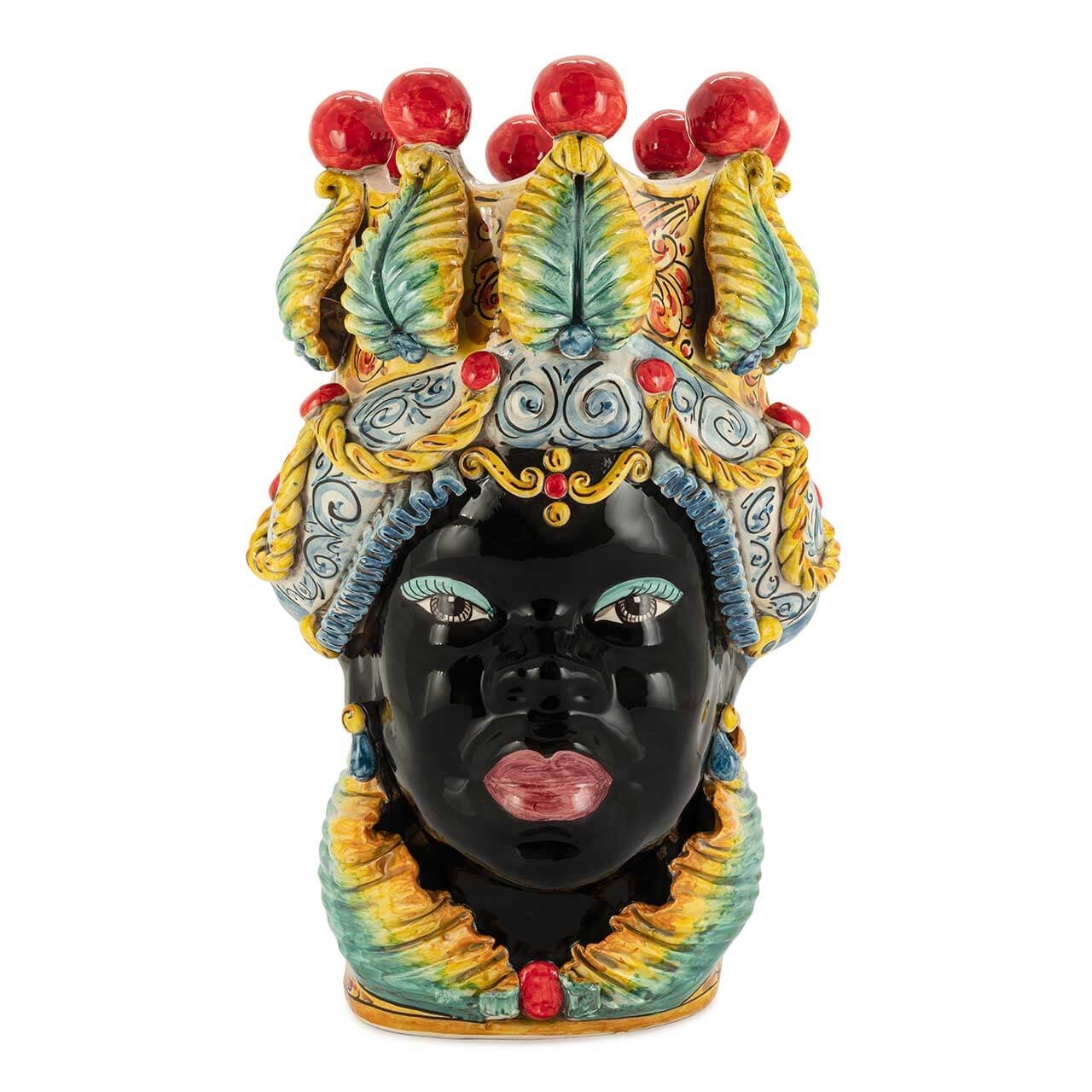 201078-90 ABHIKA ВАЗА MORO LADY BIG TRAD. BLACK  - Вид №2