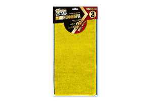 17480076 Набор из 3х салфеток 30x30 см. микрофибра универсальная GS0450 Golden Snail