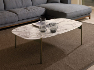Мраморный журнальный столик для гостиной