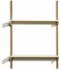 Atelier Belge Модульный настенный книжный шкаф из стали и дерева Modul