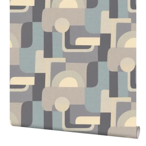 Обои Palitra Home Modern в бежево-серых тонах с абстрактным рисунком 89409480