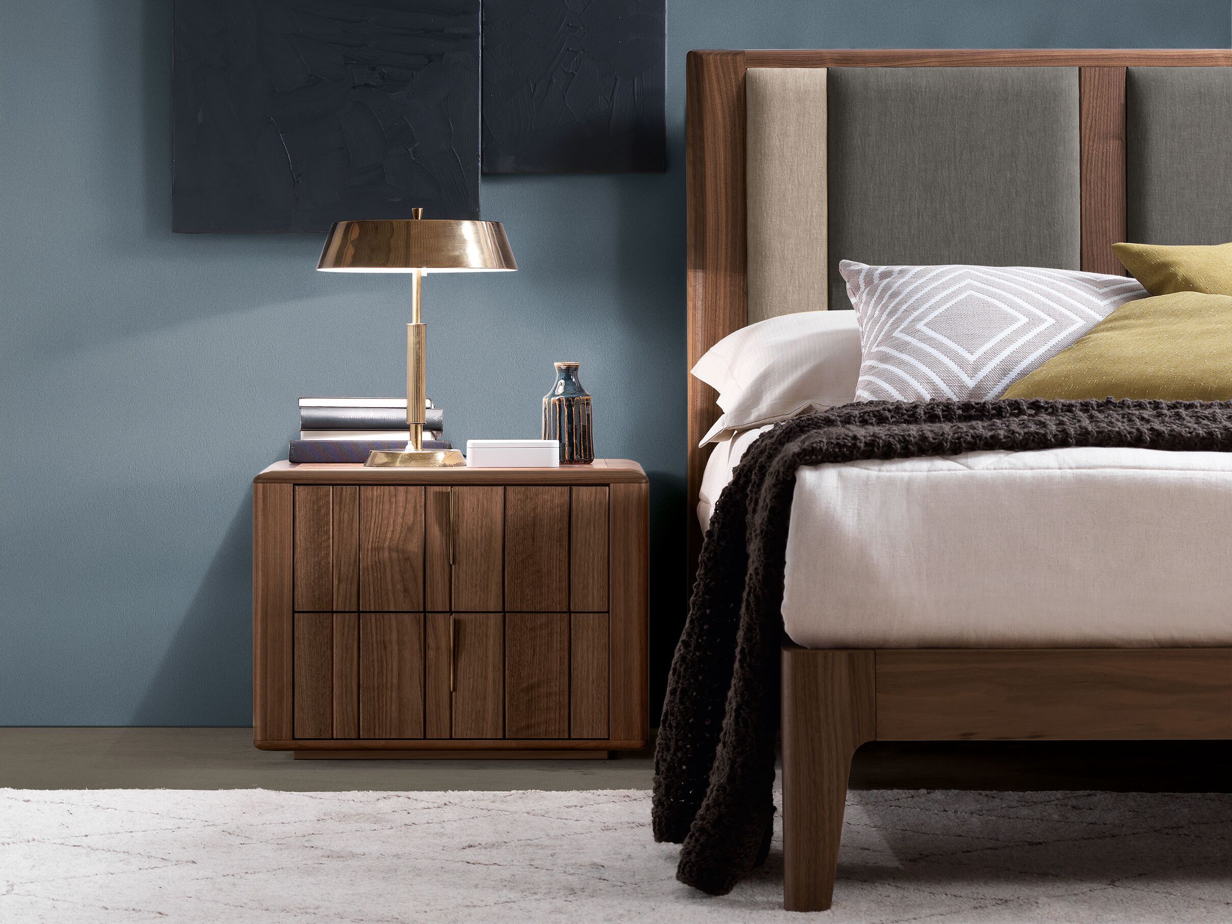 Деревянная прямоугольная тумбочка с ящиками Modesign Мемфис ARCH-00148359 - Вид №2