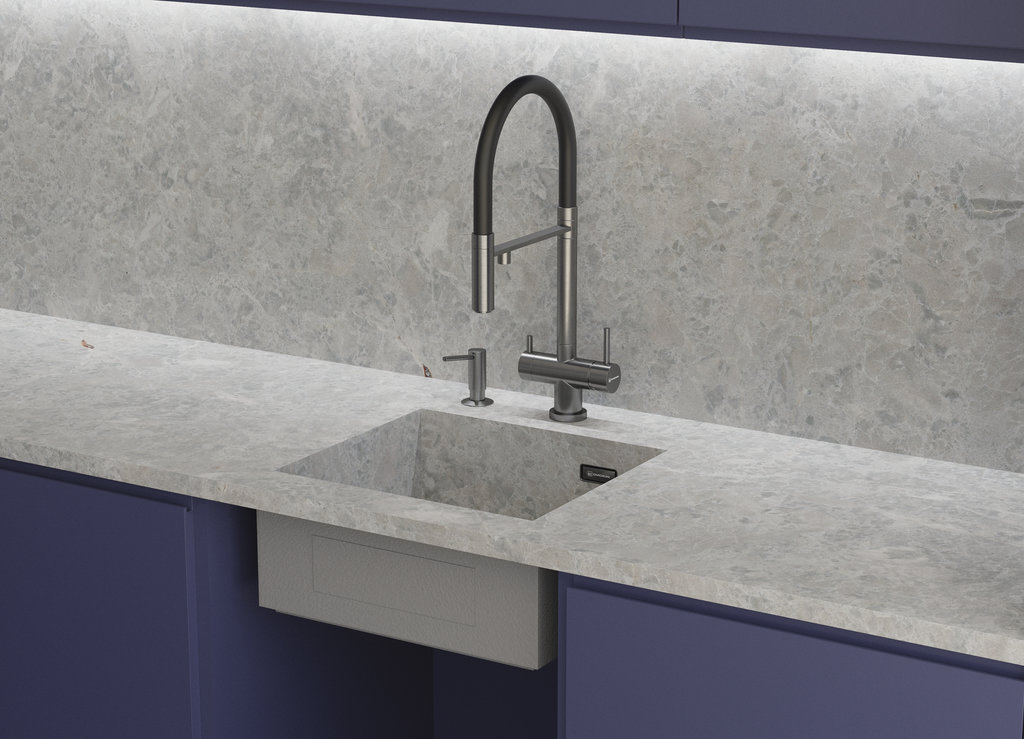 Кухонная мойка Kasen 49-16 INT LG OMOIKIRI 4997054 - Вид №3