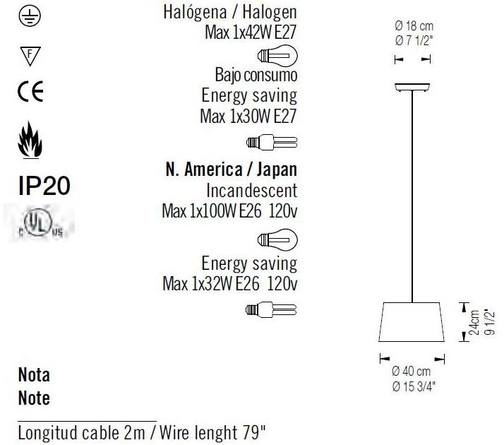 fambuena Подвесной светильник Excéntrica 9040 - Вид №3