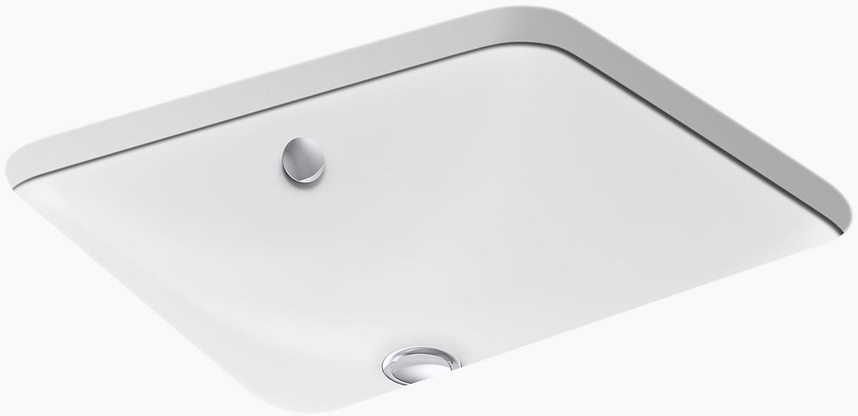 KOHLER Iron Plains Встраиваемая / устанавливаемая под столешницу раковина для ванной комнаты K-5400-96  - Вид №1