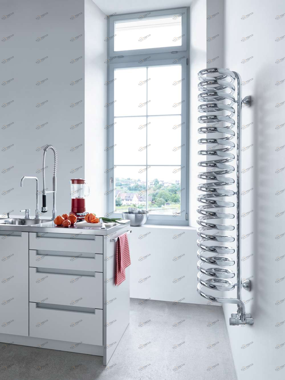 Водяной радиатор SPIL-180-020 Spirale Acova 1862