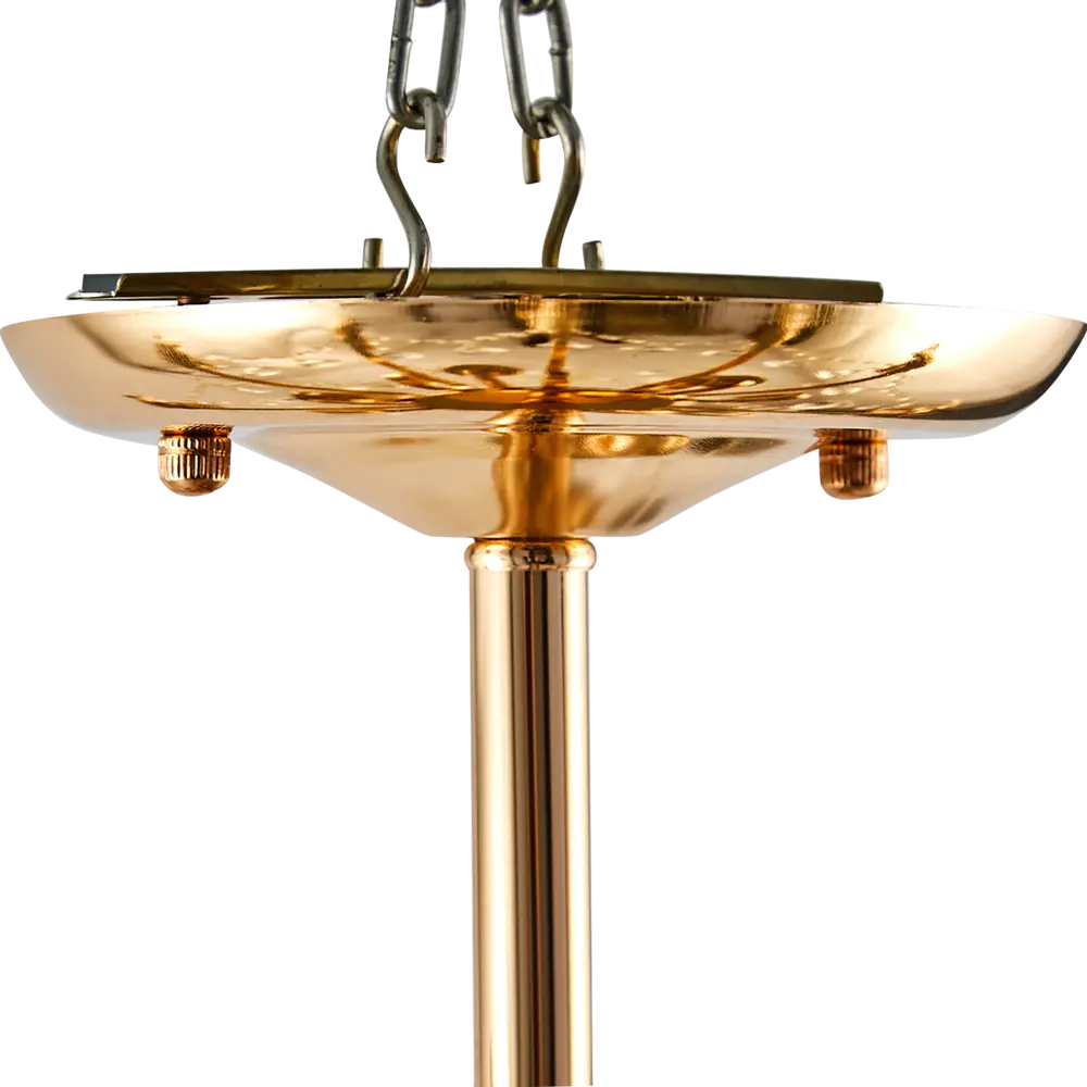 Люстра потолочная хрустальная Escada 1128/4, 4 лампы, 12 м², цвет золотистый STLM-2122339 - Вид №4