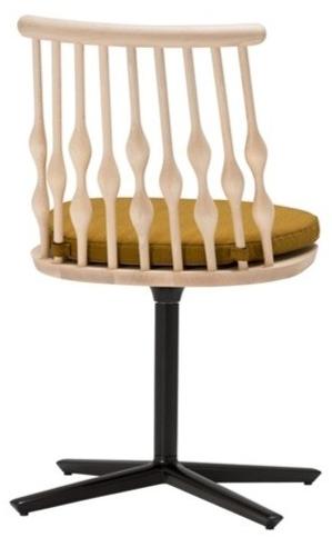 Andreu World Вращающееся кресло из бука с 4-мя спицами Nub Si1451 - Вид №3