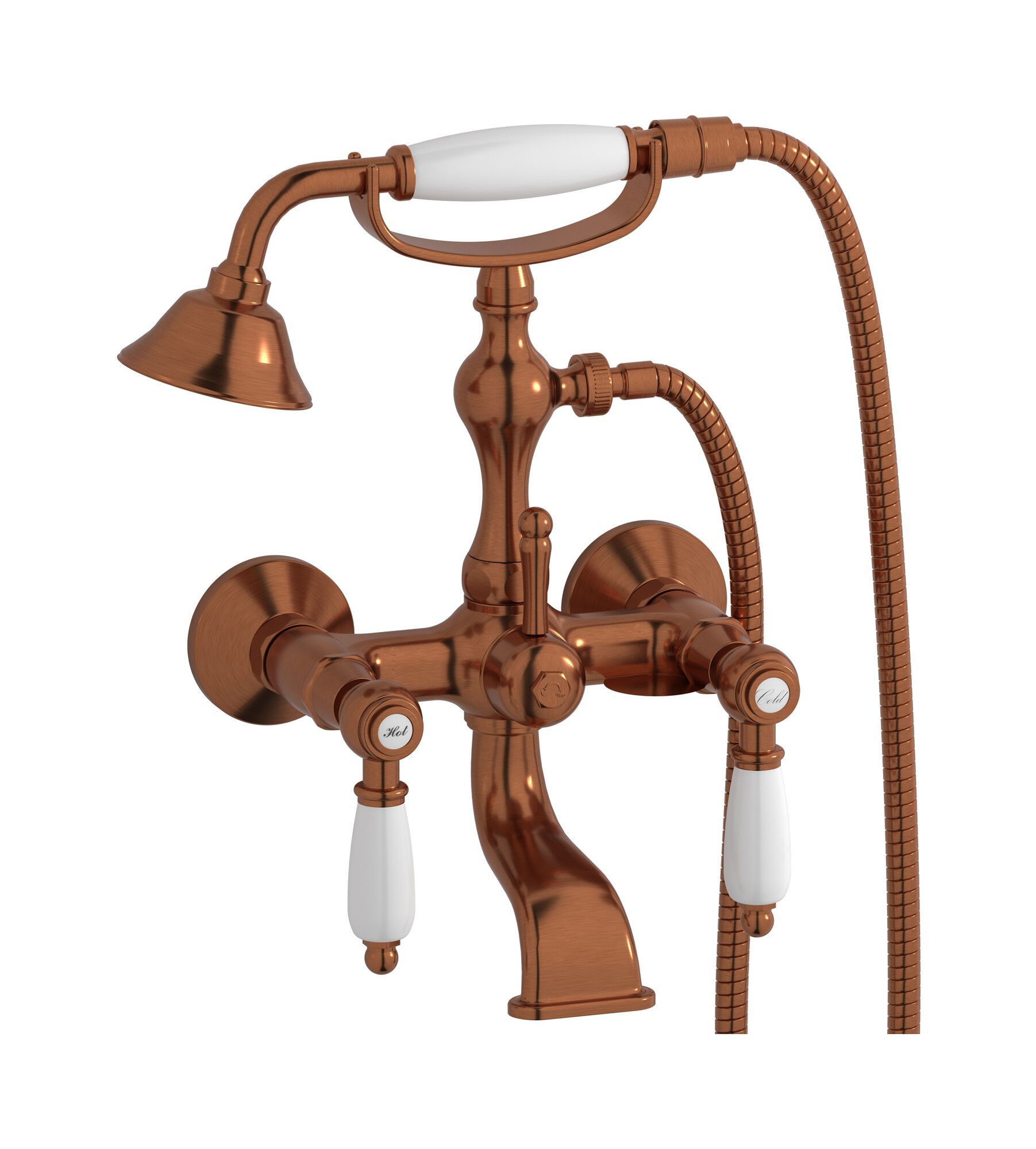 Наружный настенный смеситель для ванны с ручным душем IB Hermes + Hermes Elle ARCH-00034550 - Вид №5