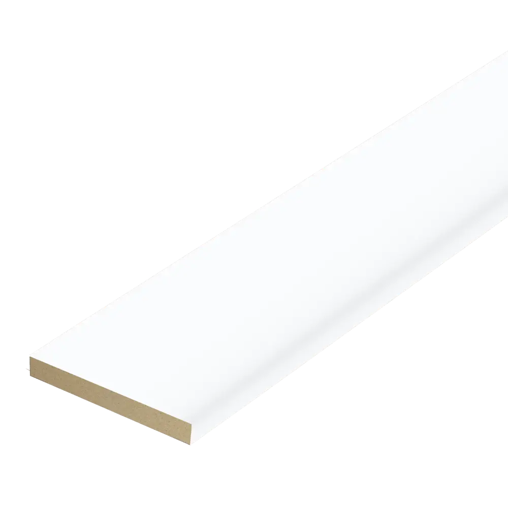 Наличник 2200х58x10 мм финиш-бумага ламинация цвет белый VELLDORIS STLM-2210655