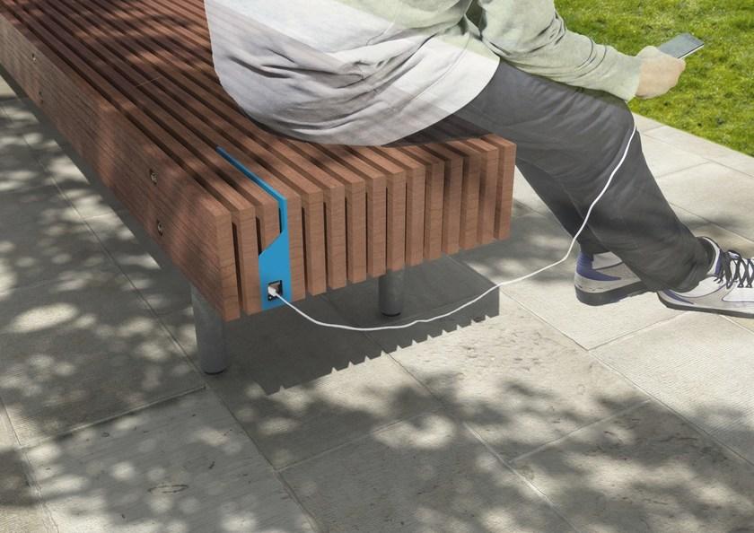 mmcité1 Модульная скамья без спинки Woody sun-id-1383464 - Вид №1